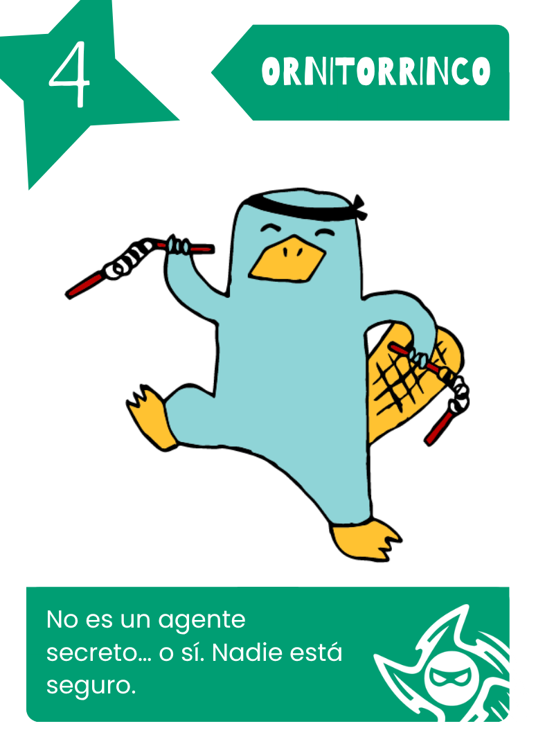 Dorso de una carta Ninja Smash
